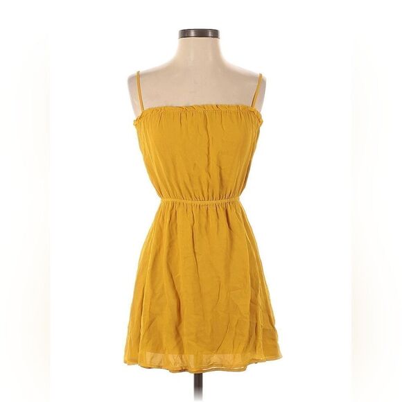 Reformation Siny Dress Sunflower Size Small - Picture 1 of 6